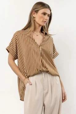 Mustard Seed New Arrivals Nadia Striped Top