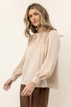 CALISTA Noa Blouse In Champagne