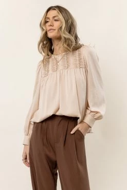 CALISTA Noa Blouse In Champagne
