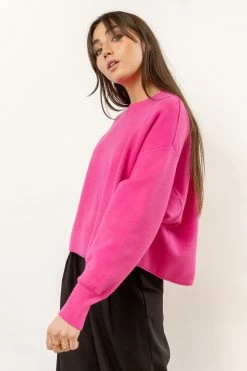 LUMIERE Pamela Sweater In Pink