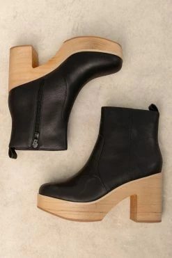 BEAST FASHION New Arrivals Presley Heeled Boots In Black