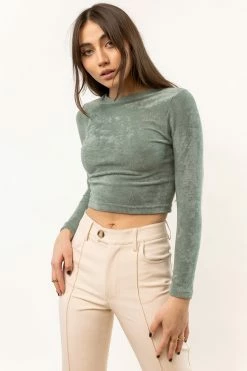 Discount π DYNAMIC FASHION New Arrivals Rania Cropped Top In Green π 5 DYNAMIC FASHION New Arrivals Rania Cropped Top In Green