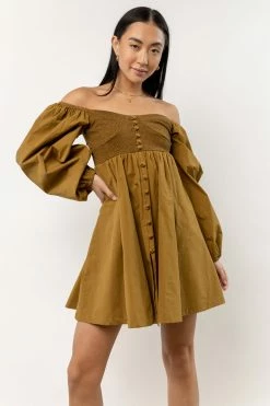 ALAMIA New Arrivals Rasha Mini Dress In Chartreuse