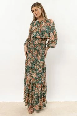 Flying Tomato Raya Smocked Maxi Dress Dresses