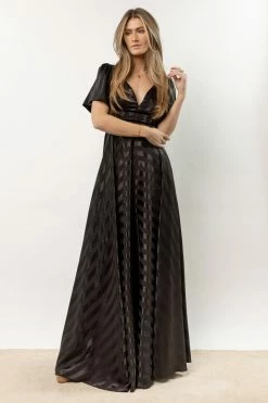 RICARICA Rylee Maxi Dress In Black