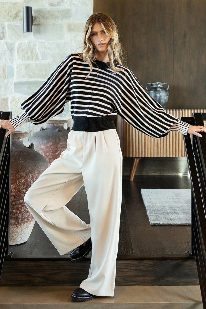 Flash Sale π &MERCI Saylor Striped Knit Sweater Tops β 2 &MERCI Saylor Striped Knit Sweater Tops