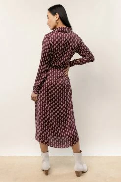 Deals 😉 LUMIERE Shae Printed Midi 👗 Dress ❤️ 7 LUMIERE Shae Printed Midi Dress