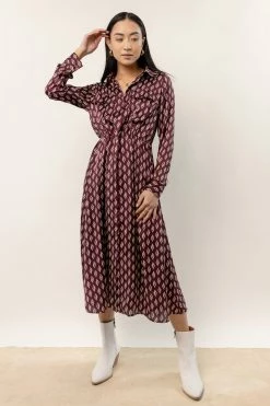 Deals 😉 LUMIERE Shae Printed Midi 👗 Dress ❤️ 9 LUMIERE Shae Printed Midi Dress