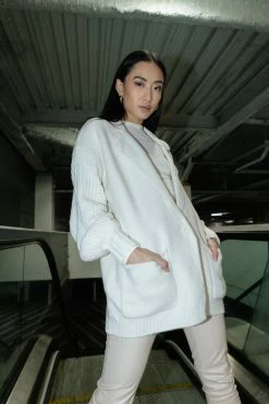 TEA N ROSE Siv Open Front Cardigan New Arrivals