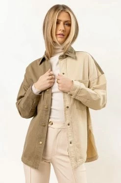 CALISTA Solana Color Block Shacket New Arrivals