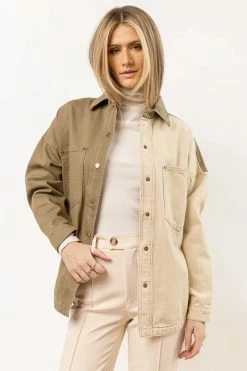 CALISTA Solana Color Block Shacket New Arrivals