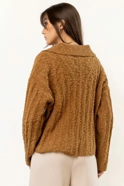 LUSH CLOTHING Traveler Cable Pullover Tops