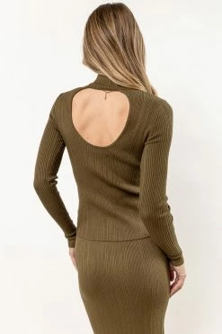 Tops Vero Moda Shea Top In Olive - FINAL SALE