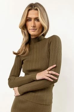 Tops Vero Moda Shea Top In Olive - FINAL SALE