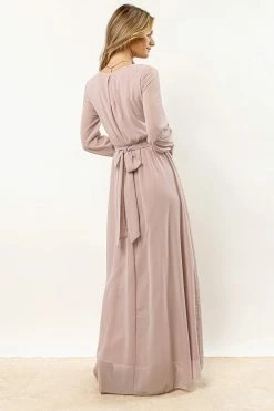 RICARICA Veronica Maxi Dress In Mauve