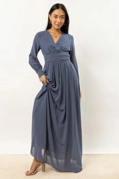 Buy β RICARICA Veronica Maxi π Dress In Slate Blue New Arrivals β€οΈ 7 RICARICA Veronica Maxi Dress In Slate Blue New Arrivals