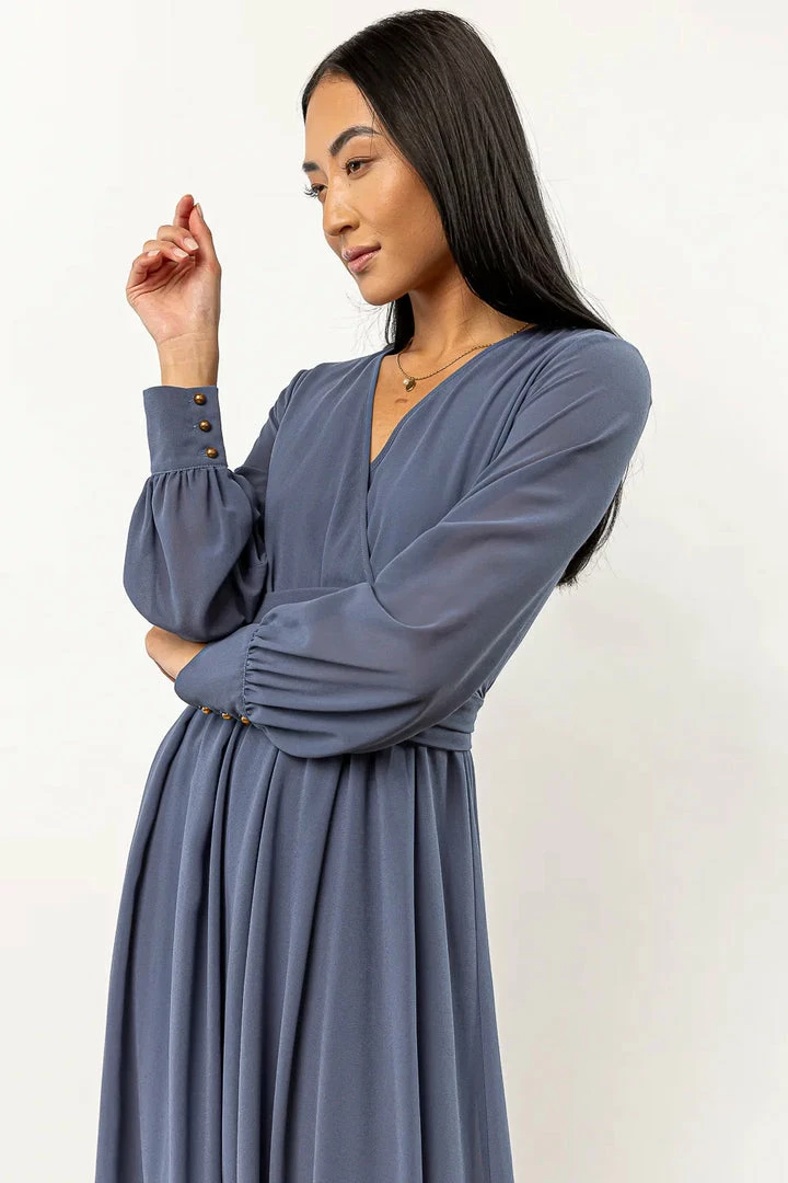 Buy β RICARICA Veronica Maxi π Dress In Slate Blue New Arrivals β€οΈ 2 RICARICA Veronica Maxi Dress In Slate Blue New Arrivals