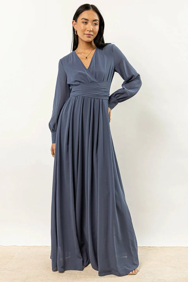 Buy β RICARICA Veronica Maxi π Dress In Slate Blue New Arrivals β€οΈ 1 RICARICA Veronica Maxi Dress In Slate Blue New Arrivals