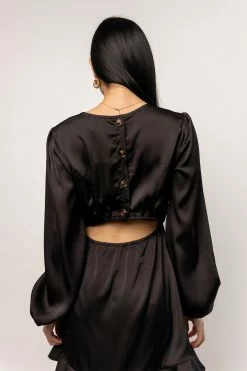 EMORY PARK Zadie Open Back Mini Dress